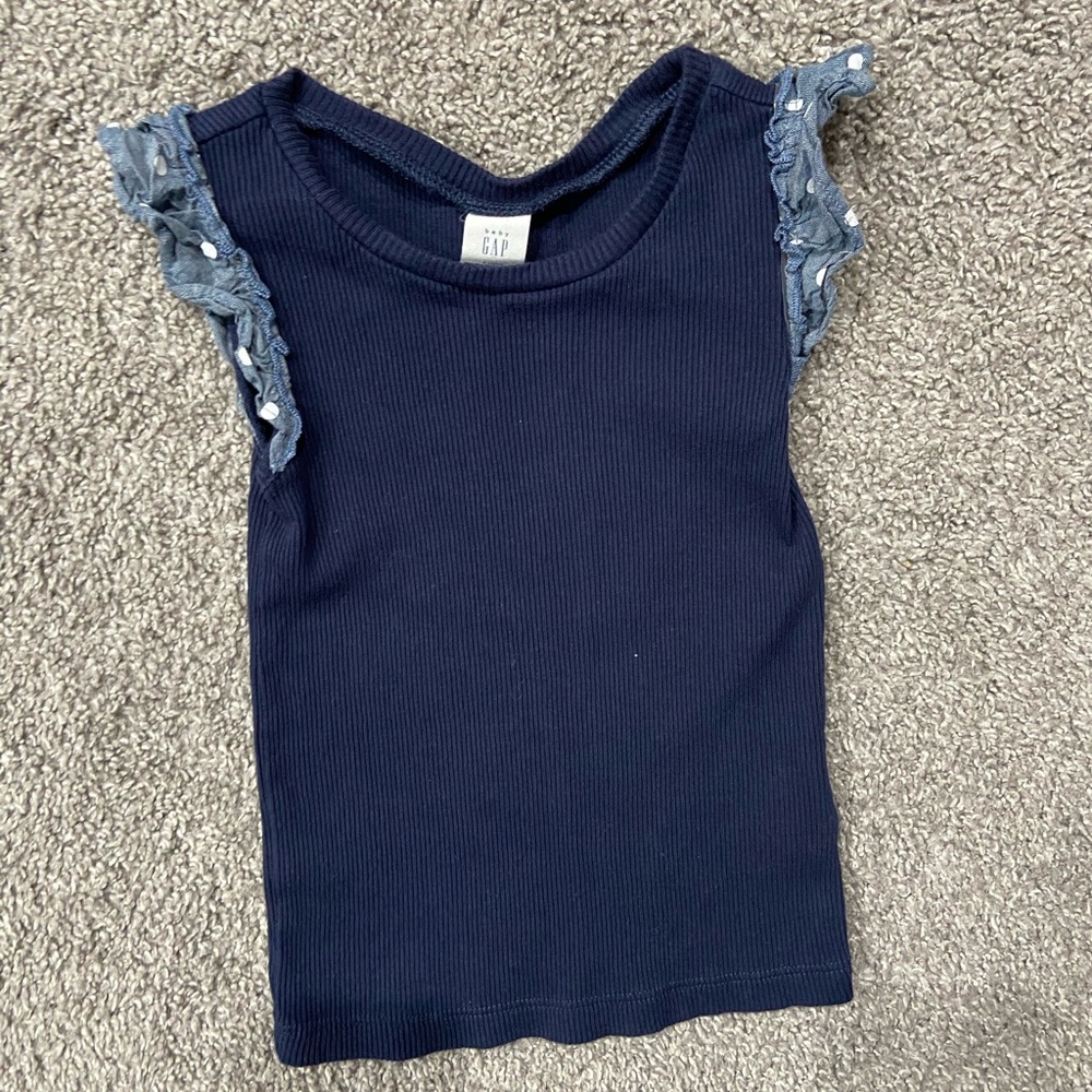 GAP ruffle tank